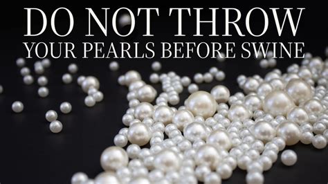 Do Not Throw Your Pearls Before Swine Tim Lewis YouTube