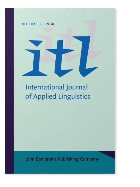 ITL International Journal Of Applied Linguistics 2