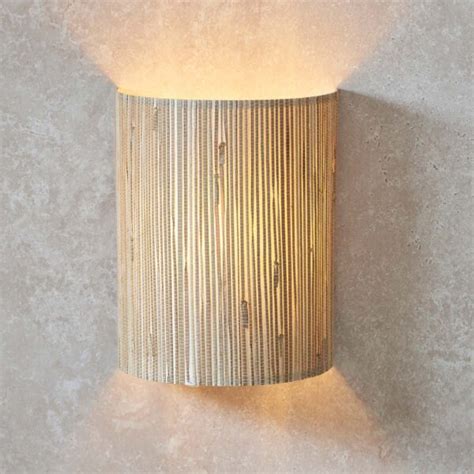 Longshaw Curved Wall Washer Light Natural Seagrass 101690