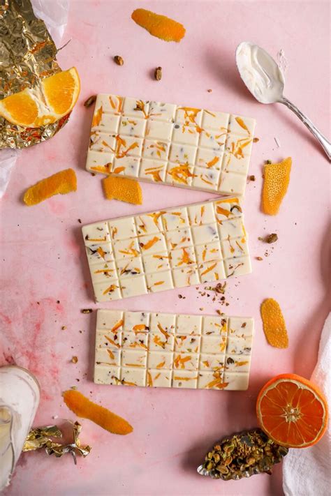 How To Make Homemade Orange White Chocolate Bars The Glutenless