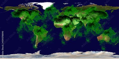 High resolution Earth contamination radiation nuclear war waste ...