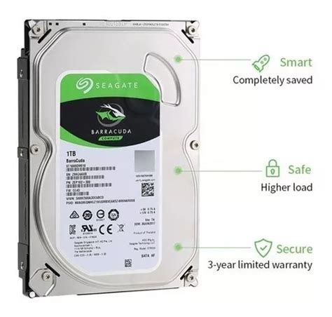 Disco R Gido Hd Interno Seagate Barracuda St Dm Tb Mercadolivre