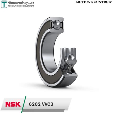 Nsk 6202 Vvc3 ตลับลูกปืน 15 35 11 Deep Groove Ball Bearing