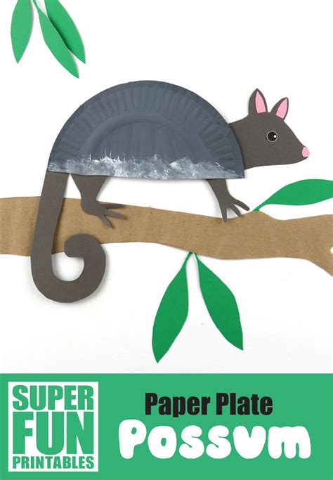 Paper plate Ringtail possum – Dunamai