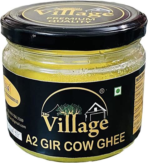 The Village Pure Gir Organic A2 Pure Ghee 100 Desi Gir Cow Vedic