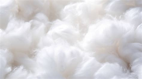 Fluffy Cotton Pure White Under Soft Diffused Light