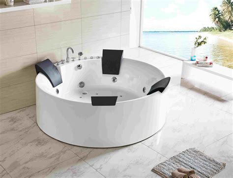 Woma Round Acrylic Whirlpool Air Jetted SPA Indoor Hot Tub Bathtub Whirlpool And Bathtub
