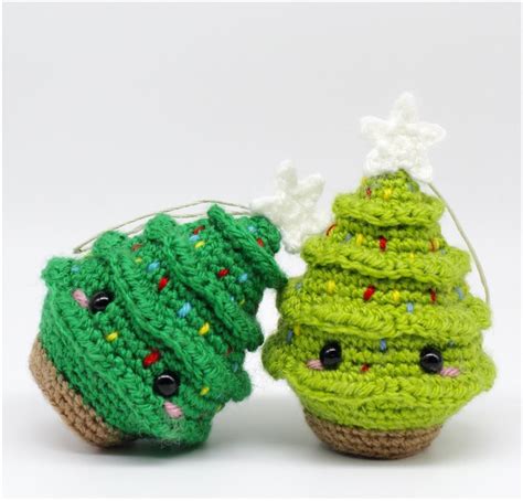 Amigurumi Christmas Tree Ornament Free Pattern 1 Free Amigurumi Crochet