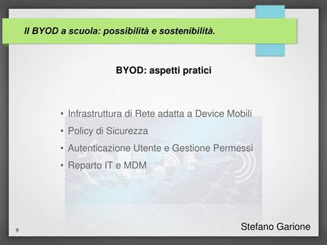 Il Byod A Scuola Possibilità E Sostenibilità Ppt Scaricare