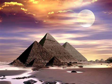 Sphinx And Pyramid Egypt