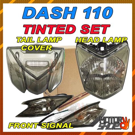 HONDA DASH DASH110 110 HEAD LAMP TINTED FRONT SIGNAL TINTED TAIL