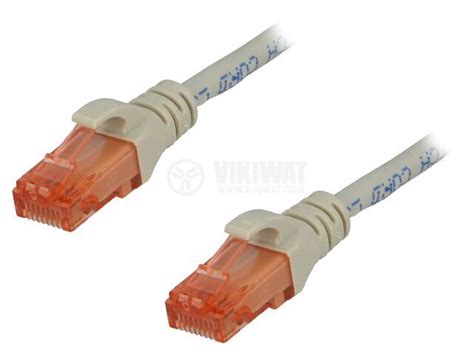 Patch Cord U UTP Cat 6 Cu Grey 1m 26AWG 124038 At Best Price