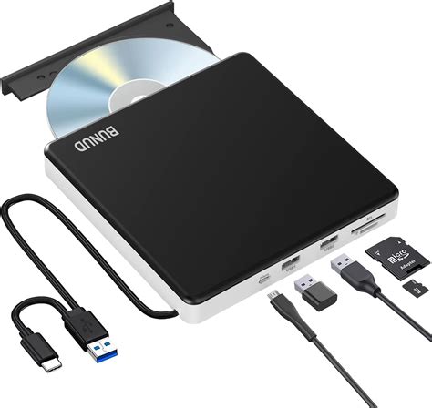 Unidad Externa De CD DVD Para Laptop USB 3 0 Tipo C CD DVD RW ROM