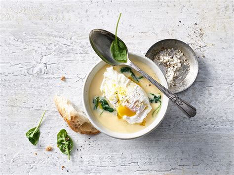 Kartoffelsuppe Mit Pochiertem Ei Annemarie Wildeisens Kochen