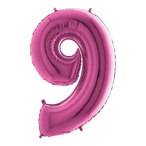 Partycolare Palloncino Mylar Maxi Cm Fuxia Numero