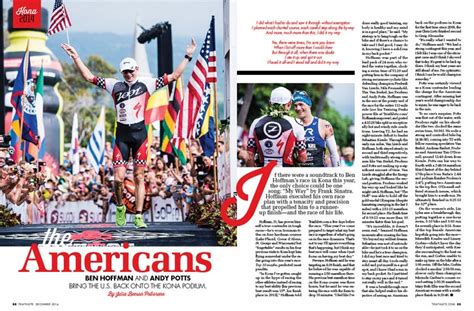 Sneak Peek Triathlete Magazine’s December 2014 Issue Triathlete