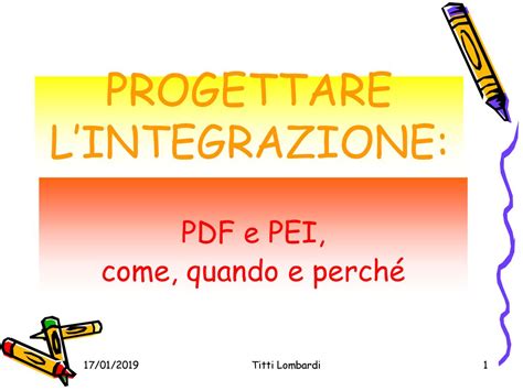 PROGETTARE LINTEGRAZIONE Ppt Scaricare