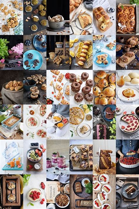 A Collage Of Photos With Different Foods And Desserts On Them