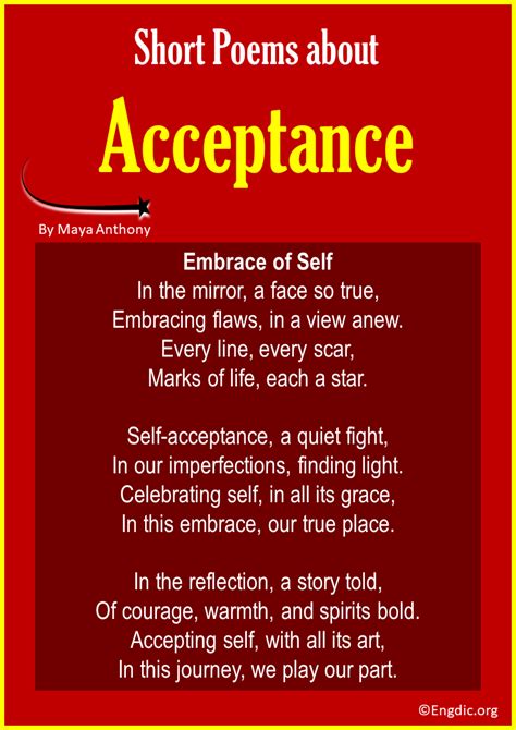 10 Best Short Poems About Acceptance Engdic