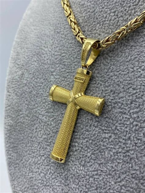 14k Gold Cross, Gold Cross Necklace, 14k Gold Cross Pendant - Etsy