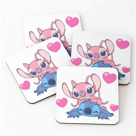 Copy Of Stitch And Angel Sticker For Sale By Crystal ♡ Store Redbubble