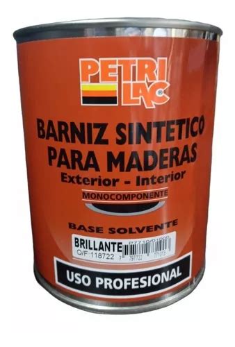 Barniz Sintético Petrilac Exterior interior Brillante X 1 Lt