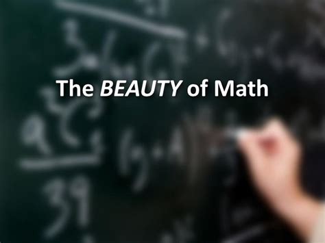 BEAUTY of Math