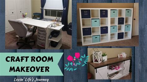 Easy Craft Room Makeover And Organization Youtube