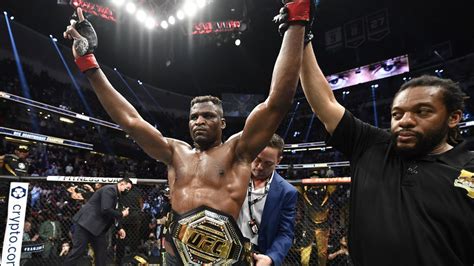 MMA UFC270 Francis Ngannou conserve sa ceinture des lourds après sa