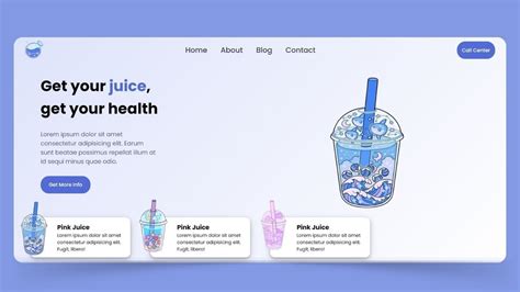 Cute Html And Css Website Design For Beginners Landing Home Page