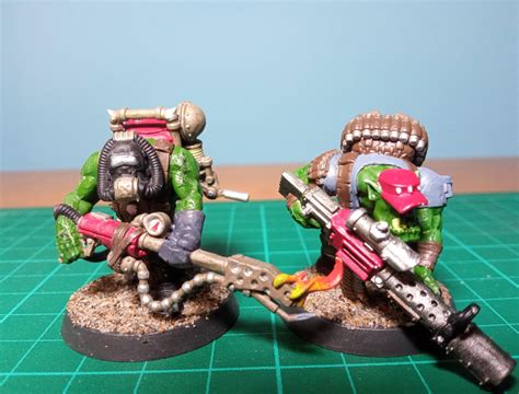 Ork Kommandos Kill Team completely painted (after tons of hour) : r ...