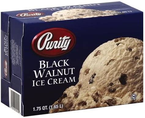 Purity Black Walnut Ice Cream 1 75 QT Nutrition Information Innit