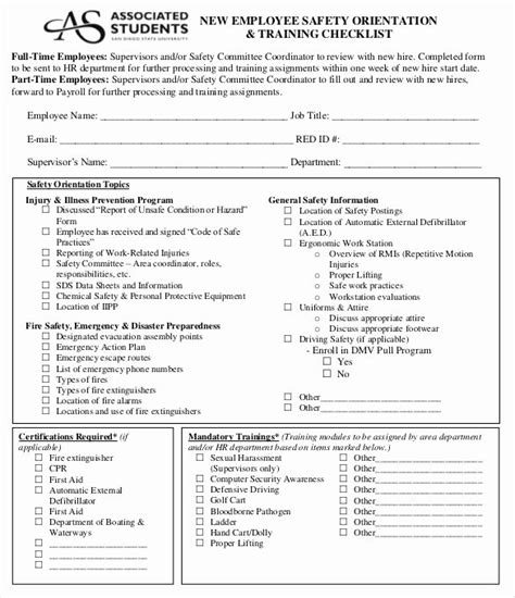 training checklist template excel peterainsworth