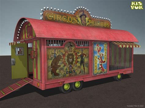 Circus Toy Chest Maya Concept Art Trailer Artwork Traveling