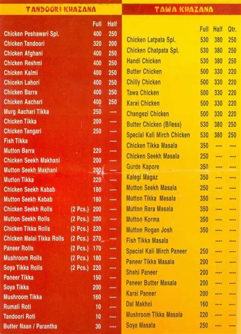 Peshawari Chicken Corner Menu Menu For Peshawari Chicken Corner Karol