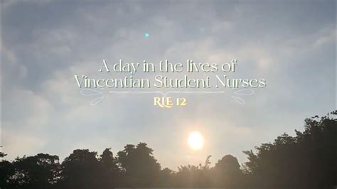 A Day In The Lives Of Vincentian Student Nurses Youtube