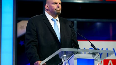 Fetterman Showing Stroke Effects Battles Oz In Hostile Senate Debate The New York Times