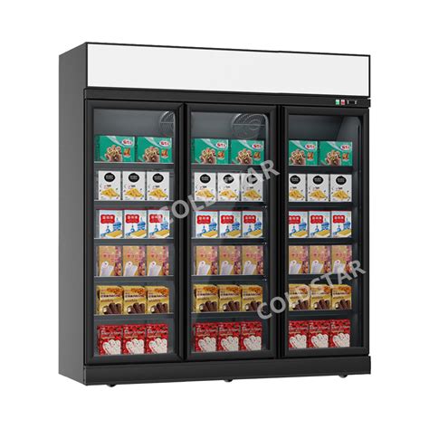 Vertical Freezers Ice Cream Commercial Refrigerator Vertical Glass Door