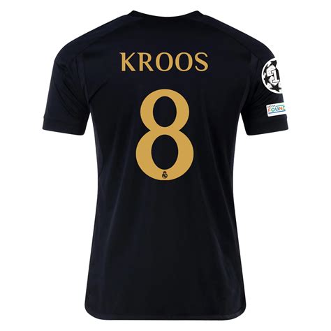 Toni Kroos Real Madrid 23/24 Third Jersey by adidas – Arena Jerseys