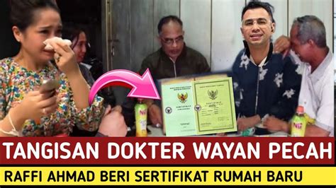 Tepat Hari Ini Sabtu Mei Raffi Ahmad Serahkan Sertifikat Rumah