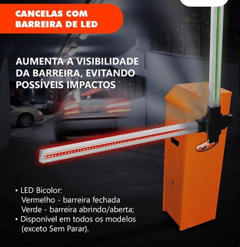 Cancela Ppa Barrier R Brushless Universal Bivolt Hz Mts Laranja