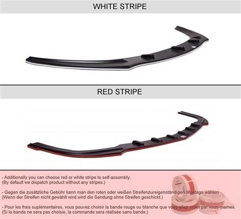 Front Splitter Renault Laguna Mk Coupe Gloss Black Our Offer