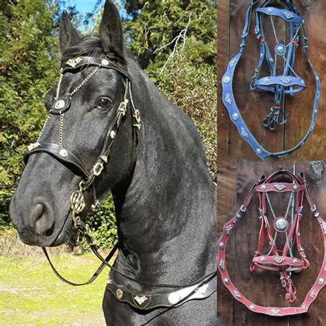 Horse Halters And Lead Ropes Pu Leather Halter And Lead Ropes Ergonomic