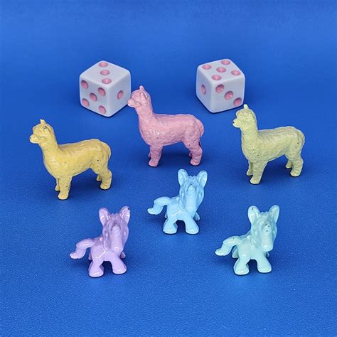 Monopoly Unicorns Vs Llamas Game Replacement Pieces Movers Tokens