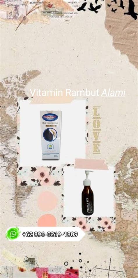 Terlaris Wa 62 1809 Vitamin Rambut Fungsinya Manfaat