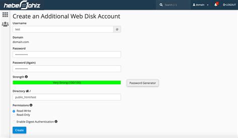 How To Create A Web Disk Account In Cpanel Heberjahiz