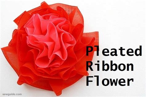 How To Make Handmade Flowers From Ribbon