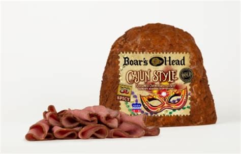 Boars Head Cajun Style Oven Roast Beef Fresh Sliced Deli Meat 1 Lb