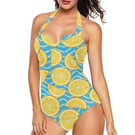 Stuoarte Women Swimsuits One Piece Bikini Scoop Neck Bathing Suit