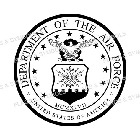 Department Of The Air Force Logo Us Air Force Logo Vector Us Air